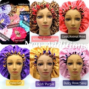 Satin Reversible Sleep Bonnets